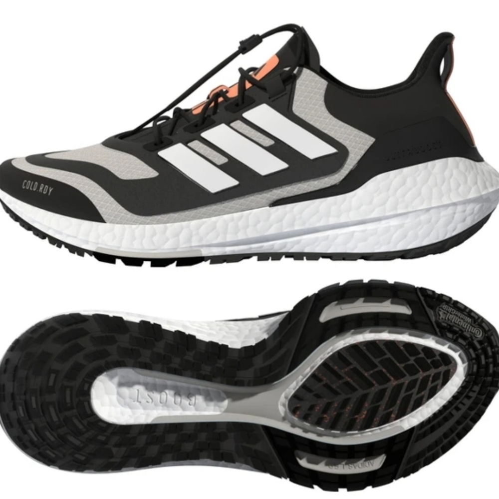 adidas Black and White Athletic Shoes